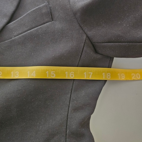 The Frankie Shop Black Cotton Tailored Two Button Blazer Jacket M/L ~ - Picture 8 of 13